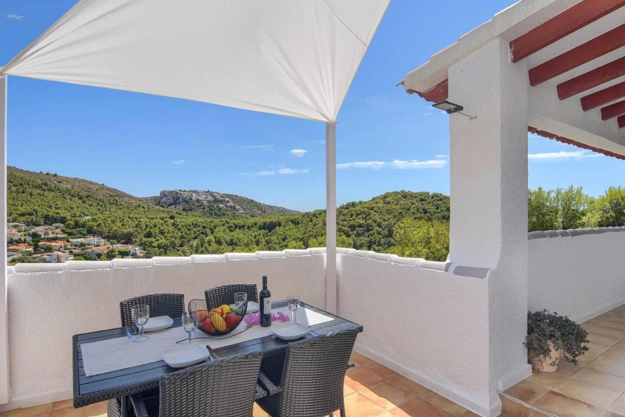 Stunning Mountain View Bungalow In Moraira Teulada Exteriör bild