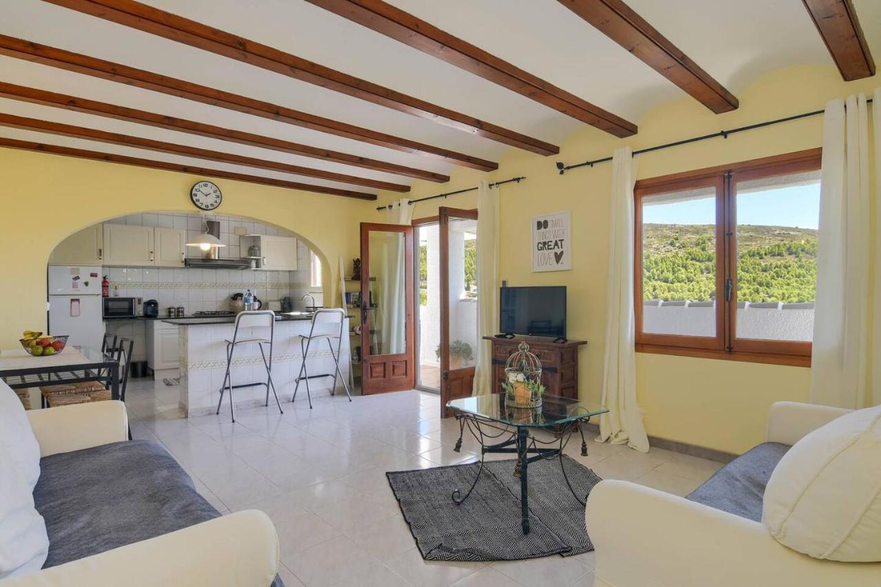 Stunning Mountain View Bungalow In Moraira Teulada Exteriör bild
