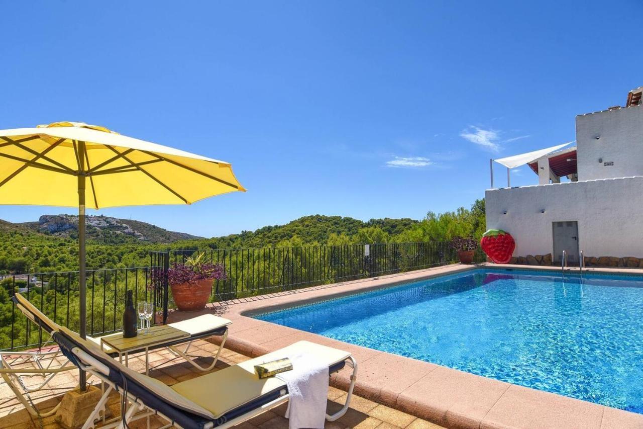 Stunning Mountain View Bungalow In Moraira Teulada Exteriör bild